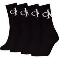 Calvin Klein Jeans 4 Pack Soft Cotton Logo Crew Socks