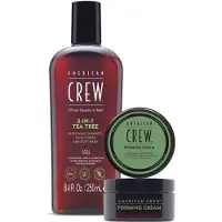 American Crew Styling Winter Duo Tea Tree Shampoo & Forming Cream Set Hårvårdsset 1 st