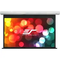 Elite Screens Saker Series - Projektorduk - takmontering, väggmontering - motoriserad - 110 V - 120 (305 cm) - 16:9 - MaxWhite FG - vit