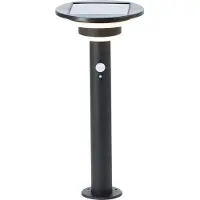 Brilliant G40406/06 Garvina Solcells-utomhusmarkbelysning med rörelsedetektor Lysdiod-modul LED fast installerad 3 W Svart