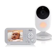 Alecto DVM2028, 2x, 300 m, Wi-Fi, 2.4 GHz, kamera, Grå, Vit