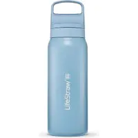 LifeStraw Go 2.0 Stainless Steel Water Filter Bottle 700ml, Blå