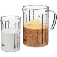 GEFU GF89544, 1 l, ml, oz, Borosilikatglas, Transparent, 115 mm, 150 mm