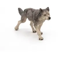 Papo Grå Wolf - B: 12, 5 cm - - One Size - Leksaksdjur
