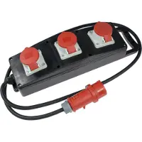 As Schwabe CEE uttagsfördelare S3 60558 400 V 16 A