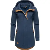 Ragwear Sweatjacka 'Letty' mörkblå / konjak