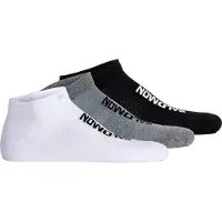 Salomon - Strumpor - Socks Everyday Low 3-Pack Black White Med Grey Melange för UnisexBomull - Storlek 42-44 - Grå