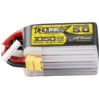Tattu Lipo Tattu R-line Version 5.0 1050mah 29.6v 8s 150c With Xt60 Connector Dronebatteri