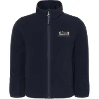 Didriksons Fleecejacka - Muskotnöt - Dark Natt Blue - - 110 - Fleecejacka