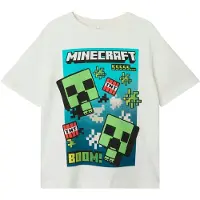 Name it T-shirt - NkmMus Minecraft - Cloud Dansare m. Tryck - - 13-14 år (158-164) - T-shirt