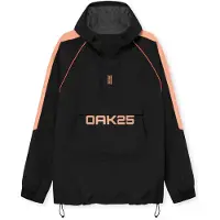 OAK25 Funktionsjacka 'Commute Rainbreaker' orange / svart