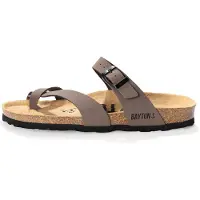 Bayton Pantolette 'Diane' choklad / svart