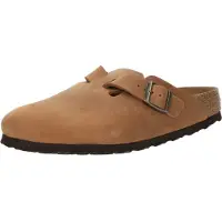 Birkenstock Boston Natural Leather Oiled Narrow Träskor