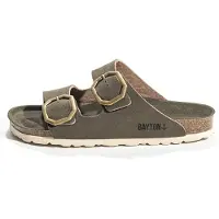 Bayton Pantolette 'Atlas' khaki / svart