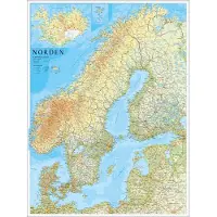 ScandinaviaIceland wall map