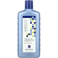 Andalou Naturals , Argan Stamm Cell, Balsam, För Tunt Hår, Ålderdoms Bekämpande, 11,5 fl oz (340 ml)