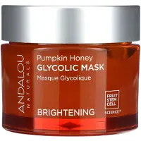 Andalou Naturals , Pumpkin Honey Glycolic Mask, Brightening, 50 g (1.7 oz)