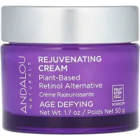 Andalou Naturals Andalou Naturals, Rejuvenating Cream, Vegetable Retinol Substitute, Anti-Aging, 1.7 oz (50 g)