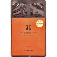 BeautyGlam Jayjun Cosmetic, Real Water Brightening Black Beauty Mask, 3-step brightening, 1 set