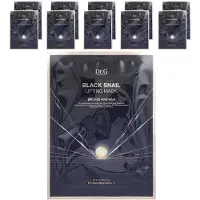 Dr.G Dr. G, Black Snail Lifting Beauty Mask, 10 sheets, 28ml (0.94fl oz) each