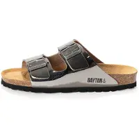 Bayton Pantolette 'Atlas' svart / silver