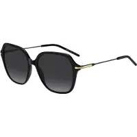 BOSS Black-acetate sunglasses with metal temples