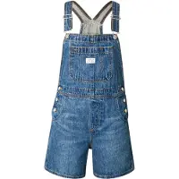 Levi's Hängseljeans 'Utility Shortall' blå denim