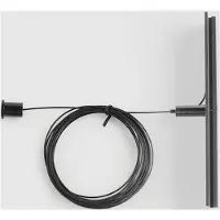 SOLAR PLUS Hybrid-trådupphängning, 4 m, justerbar, svart
