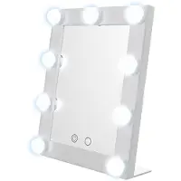 24hShop Sminkspegel med LED-lampor och touchkontroll