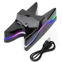 24hShop Laddstation LED Dual till PS4 kontroller