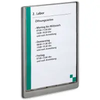Durable Dörrskylt 486737 (B x H) 210 mm x 297 mm Grafit 486737