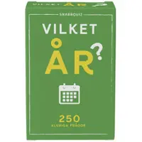 Vilket år? : SnabbQuiz