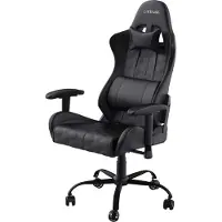 Trust Gamingstol - - GXT708 RESTO - Svart - Ergonomisk - Höjdjusterbar - Armstöd ingår