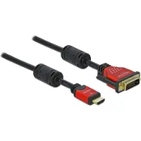 DeLOCK High Speed HDMI-kabel, HDMI-A hane till DVI-D Dual Link hane, 2 m