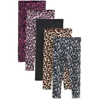 Next Leggings cappuccino / mint / orkidé / svart