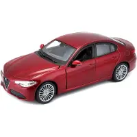 Bburago Alfa Romeo Giulia 2016, 1:24, Modellsportbil, Förmonterad, 1:24, Alfa Romeo Giulia (2016), 1 styck, 3 År