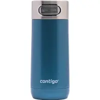 CONTIGO Luxe Autoseal, Blå, Rostfritt stål, 5 h, 12 h, 360 ml