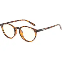 Gunnar Optiks Attaché, Unisex, Oval, Mode, Svart, Orange, Nylon, Transparent