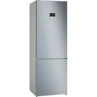 Bosch Serie | 4 KGN497LDF - Kylskåp/frys - bottenfrysskåp - bredd: 70 cm - djup: 66.7 cm - höjd: 203 cm - 440 liter - Klass D - metallutseende