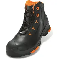 Uvex 2 6503244 Säkerhetsstövlar S3 Skostorlek (EU): 44 Svart, Orange 1 par