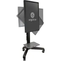Ergotron 24-192-085 Neo-Flex Mobile MediaCenter UHD TV-golvstativ 127,0 cm (50) - 165,1 cm (65) Tiltbar, Roterbar, Justerbar i höjd Constant Force Technology