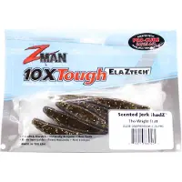 Z-Man Soft Lure Jerk ShadZ 4 Inch 5/Pack The Wright Stuff (0405)