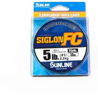 Sunline Fluorocarbon Leader Siglon FC 100 % 50m 5lb Diameter 0,18mm (8258) ren