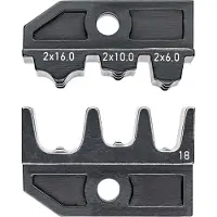 Knipex 97 49 18 Crimpinsats Dubbel-ändhylsa 6 till 16 mm² Passar märke 97 43 200, 97 43 E, 97 43 E AUS, 97 43 E UK, 97 43 E US