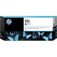 HP 745 (F9K03A) cyan bläckpatron hög kapacitet (original)