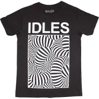 Ginza.se Idles: Unisex T-Shirt/Psych Tubes (Black) (X-Large)