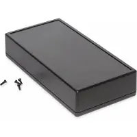 Hammond Electronics 1599HBK Hölje 220 x 110 x 44 Polystyol Svart 1 st