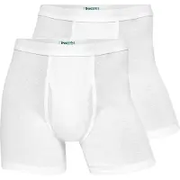 JBS Ekologisk Kalsonger 2-pack - Vit, storlek X-Large