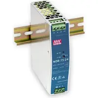 MEAN WELL NDR-75-48 DIN-skena nätaggregat 48 V/DC 1.6 A 75 W Antal utgångar:1 x Innehåll 1 st
