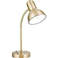 Orion Skrivbordslampa Nemo, Brun / mässing, Vardagsrum / matsal, Metall, Bordslampa